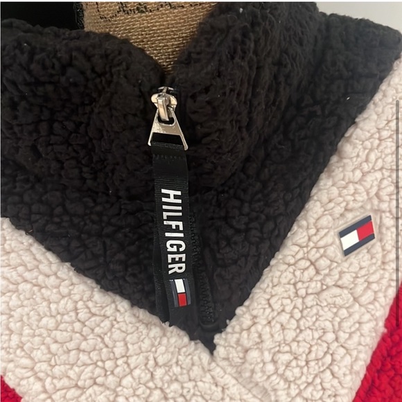 Tommy Hilfiger fleece chevron jacket - Picture 2 of 6